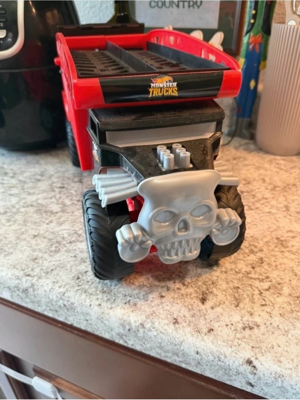 Hot wheels monster truck trailer